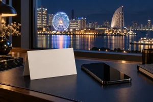 横浜の夜景とカードローンのイメージ