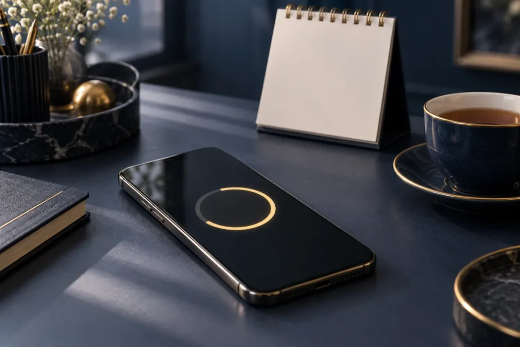 スマホで返済を管理するイメージ