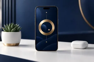スマートフォンで使うネット銀行カードローンのイメージ