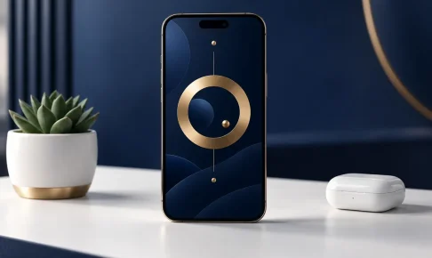 スマートフォンで使うネット銀行カードローンのイメージ