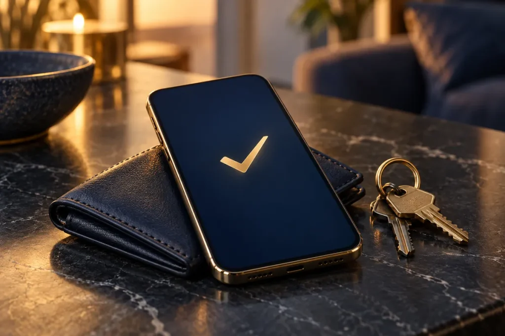 スマホで手軽に返済するイメージ