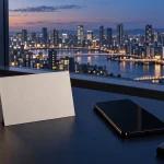 都市の夜景と銀行カードローンのイメージ