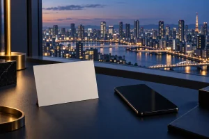 都市の夜景と銀行カードローンのイメージ